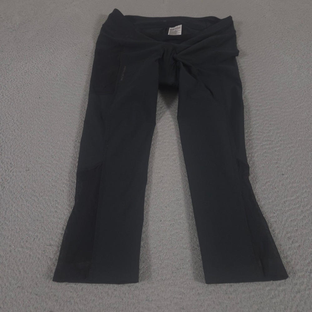 Pearl Izumi Leggings Womens XXL Black Sugar Crop Padded Mesh Pocket Bike Capri